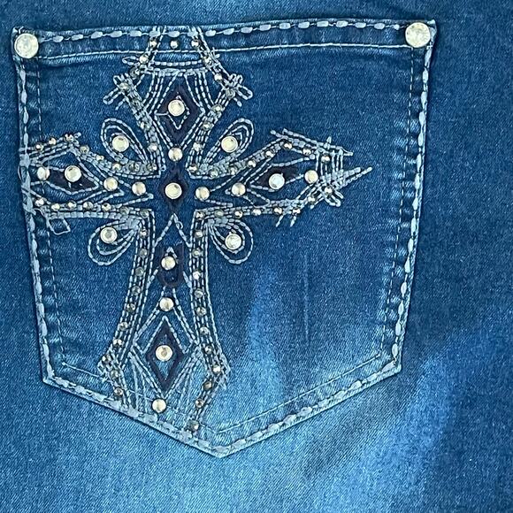 Our Republic for All High Rise Bootcut Jeans Size 22W Embellished Pockets - Picture 5 of 10